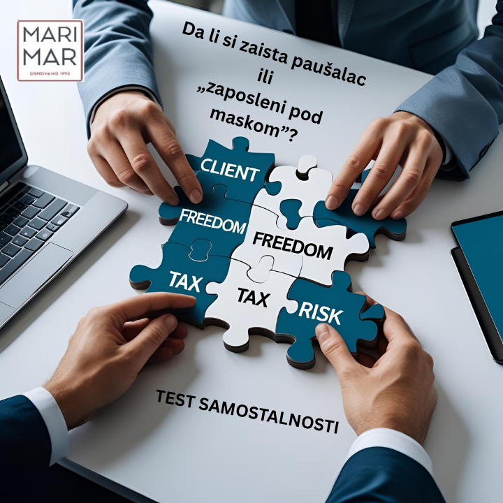 Da li si zaista paušalac ili „zaposleni pod maskom”? - Test samostalnosti